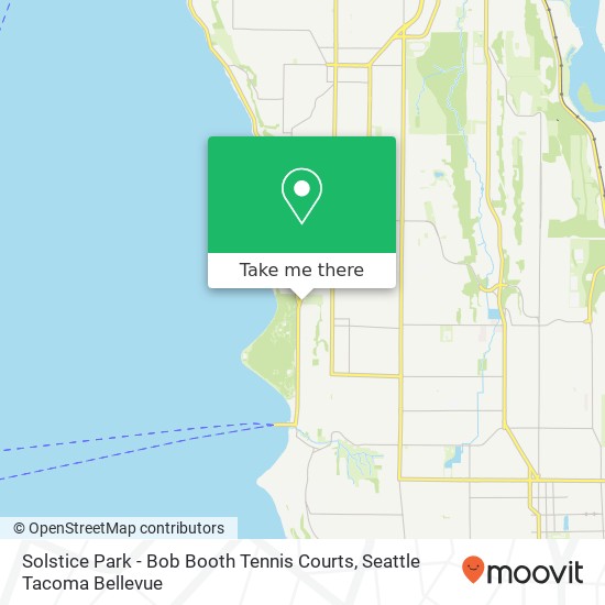 Mapa de Solstice Park - Bob Booth Tennis Courts