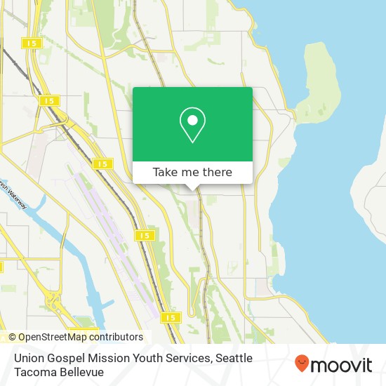 Mapa de Union Gospel Mission Youth Services