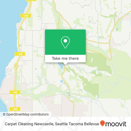 Carpet Cleaning Newcastle map