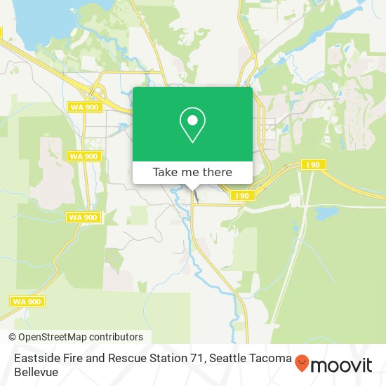 Eastside Fire and Rescue Station 71 map