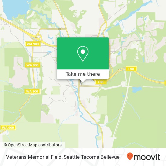 Veterans Memorial Field map