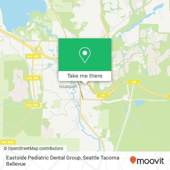 Eastside Pediatric Dental Group map