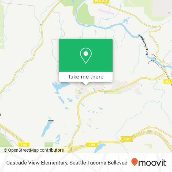 Cascade View Elementary map