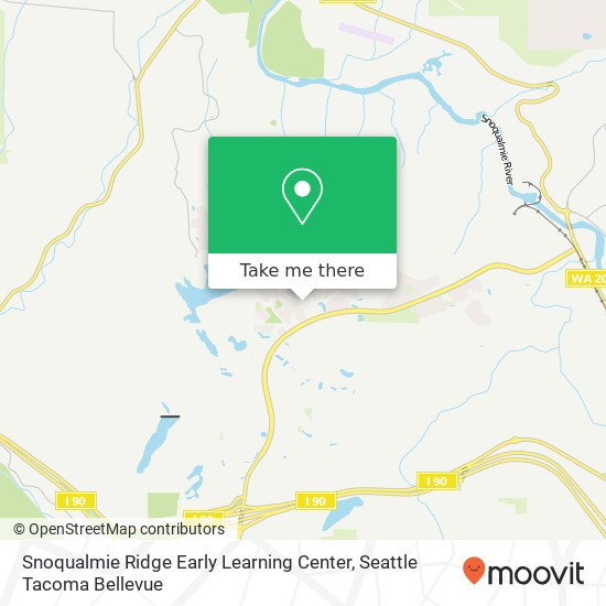 Snoqualmie Ridge Early Learning Center map