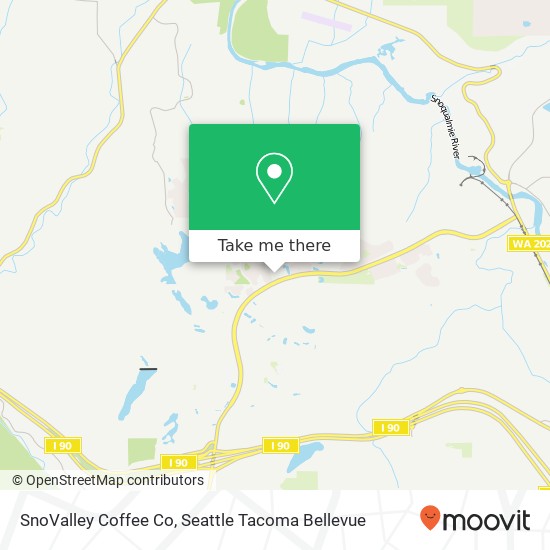 Mapa de SnoValley Coffee Co