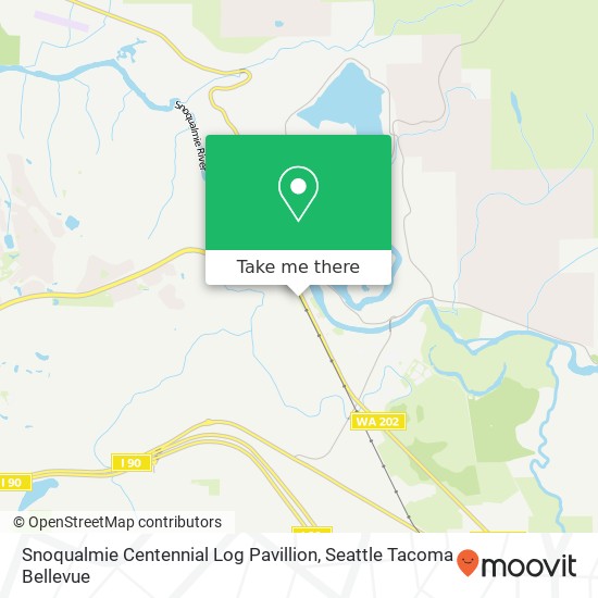 Mapa de Snoqualmie Centennial Log Pavillion