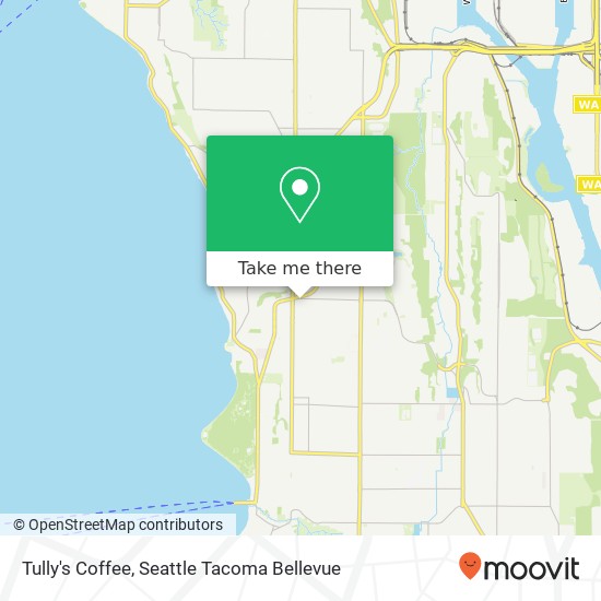 Tully's Coffee map