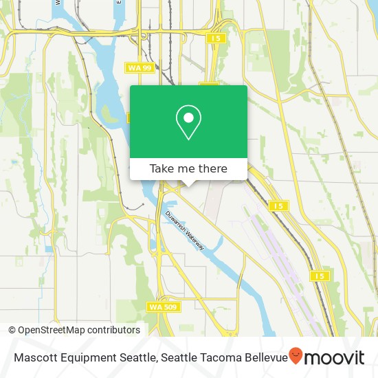 Mascott Equipment Seattle map