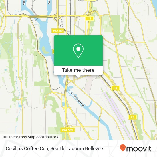 Cecilia's Coffee Cup map