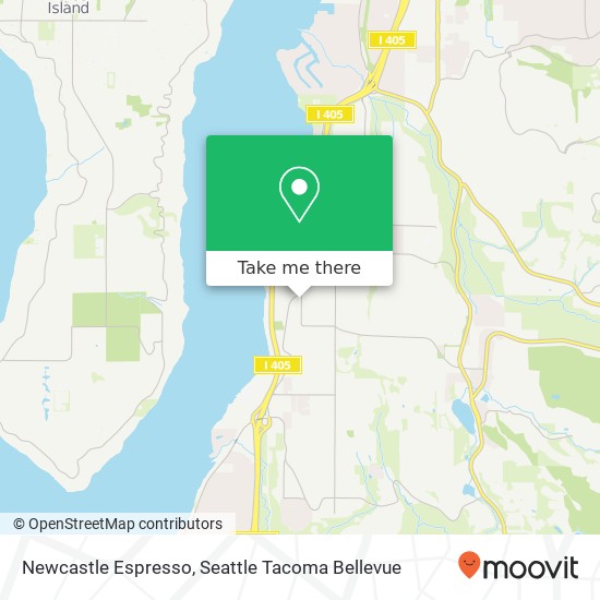 Newcastle Espresso map