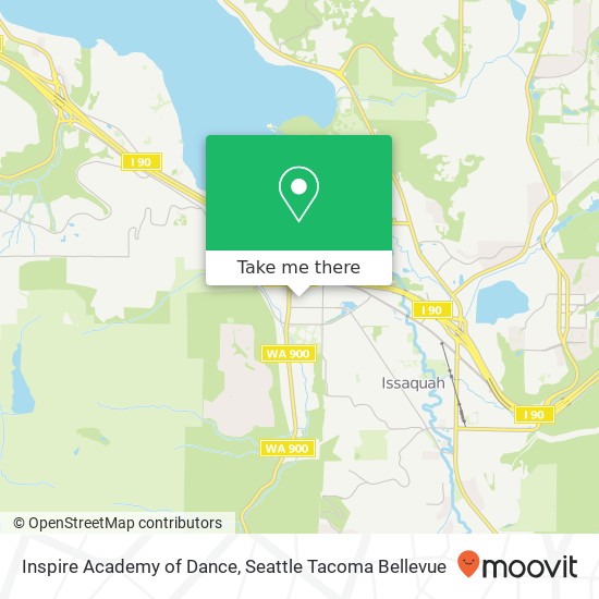 Mapa de Inspire Academy of Dance