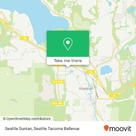 Mapa de Seattle Suntan
