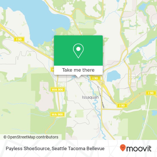 Mapa de Payless ShoeSource