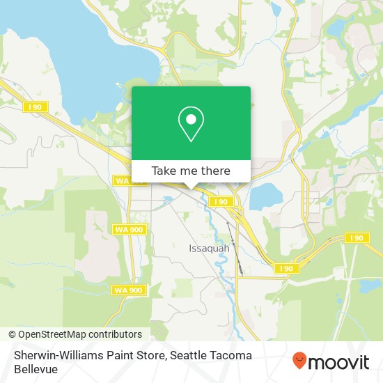 Mapa de Sherwin-Williams Paint Store