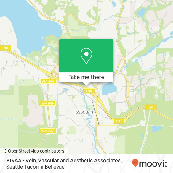 Mapa de VIVAA - Vein, Vascular and Aesthetic Associates