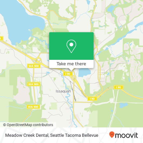 Meadow Creek Dental map
