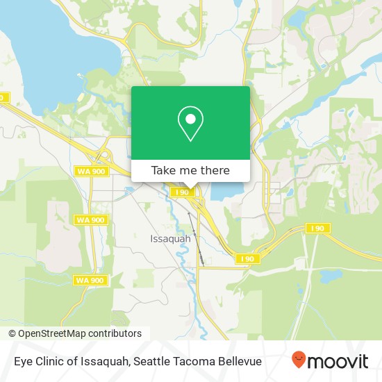 Eye Clinic of Issaquah map