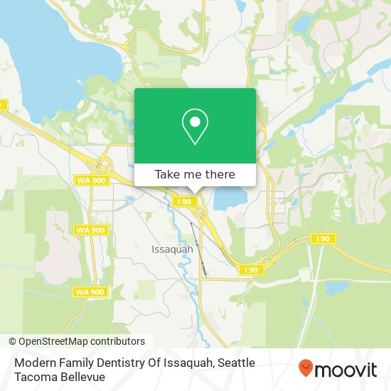 Modern Family Dentistry Of Issaquah map