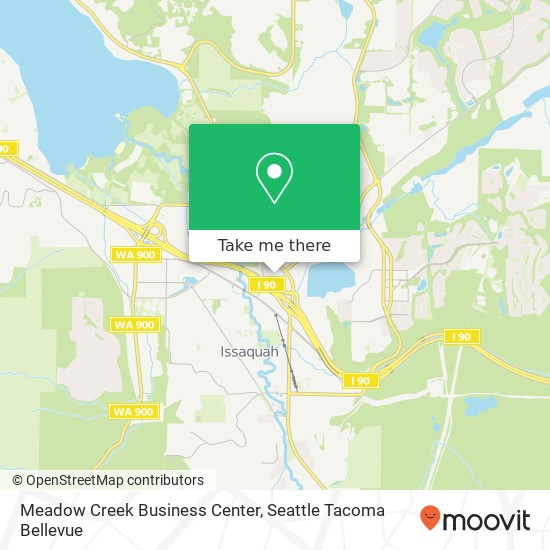 Meadow Creek Business Center map