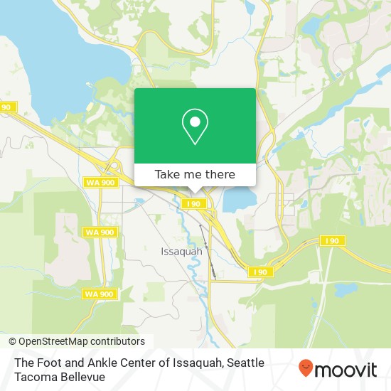 Mapa de The Foot and Ankle Center of Issaquah