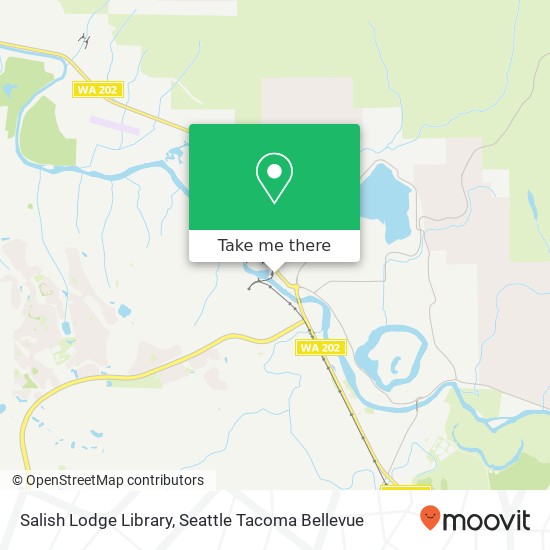 Salish Lodge Library map