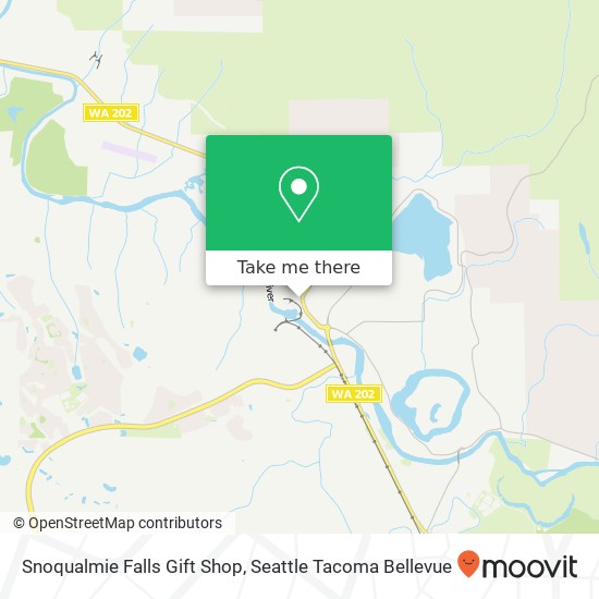 Mapa de Snoqualmie Falls Gift Shop