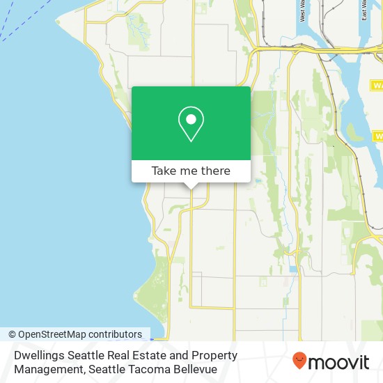 Mapa de Dwellings Seattle Real Estate and Property Management