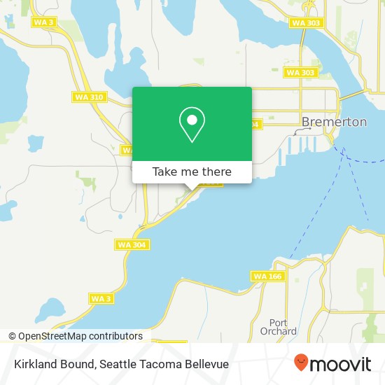 Kirkland Bound map