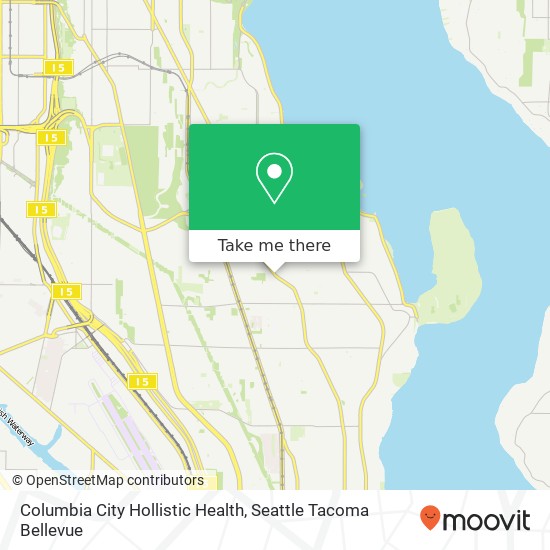 Mapa de Columbia City Hollistic Health