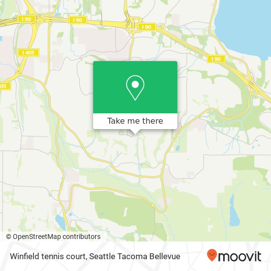 Mapa de Winfield tennis court