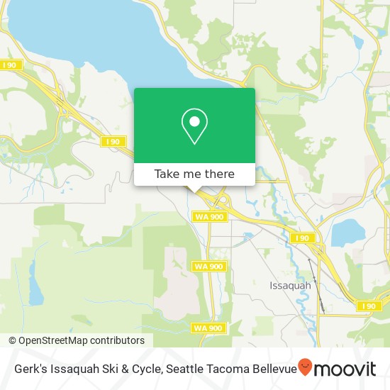 Mapa de Gerk's Issaquah Ski & Cycle