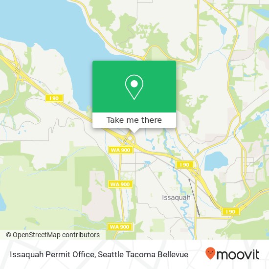 Mapa de Issaquah Permit Office