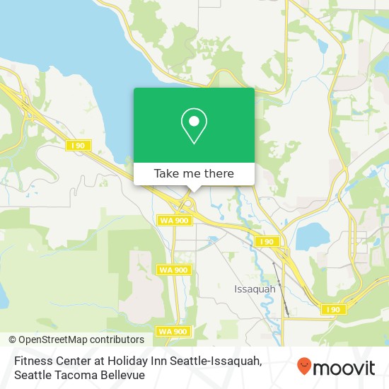 Fitness Center at Holiday Inn Seattle-Issaquah map