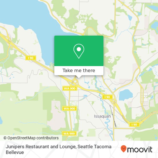 Mapa de Junipers Restaurant and Lounge