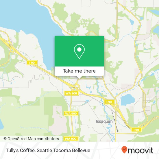 Mapa de Tully's Coffee