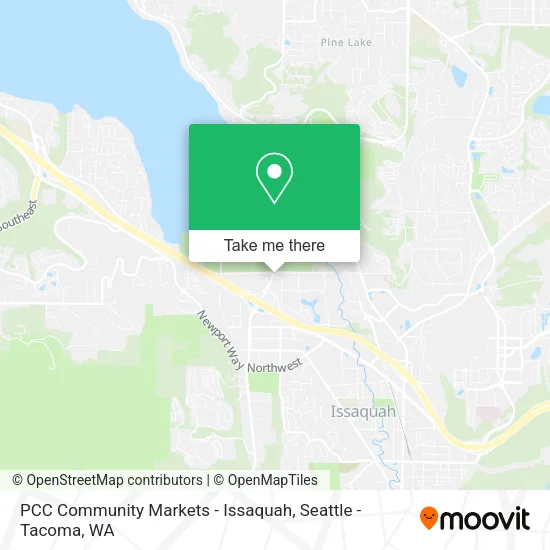 PCC Community Markets - Issaquah map