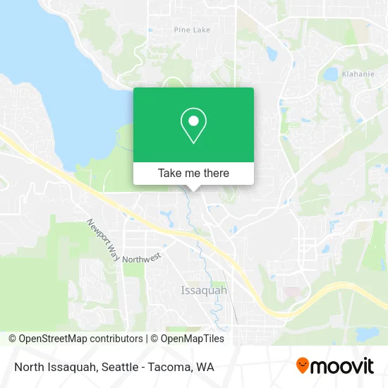 North Issaquah map