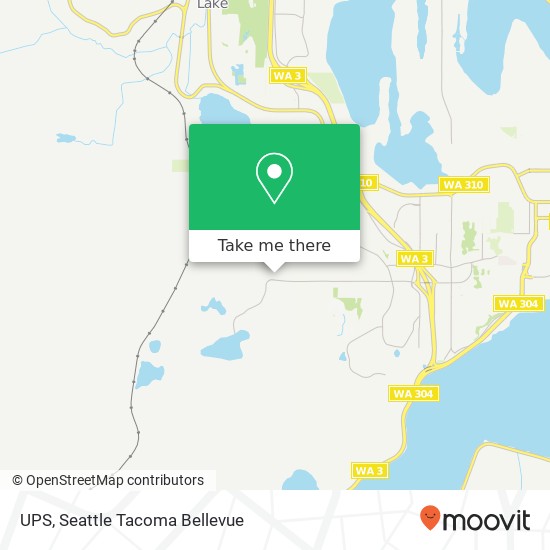 UPS map