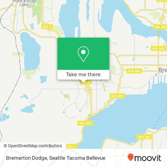 Bremerton Dodge map