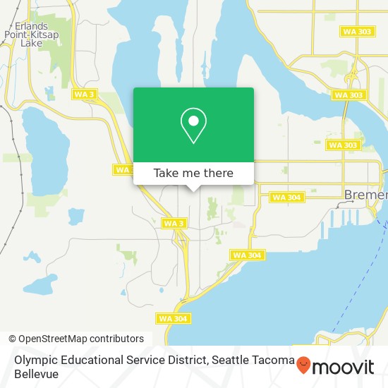 Mapa de Olympic Educational Service District