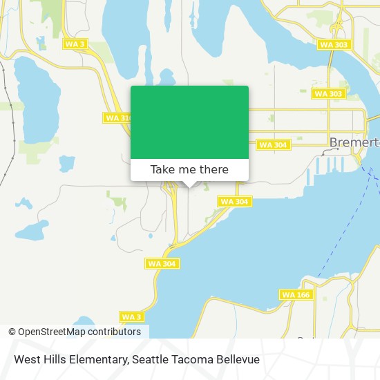 West Hills Elementary map