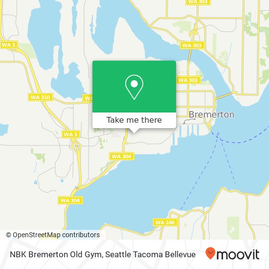NBK Bremerton Old Gym map
