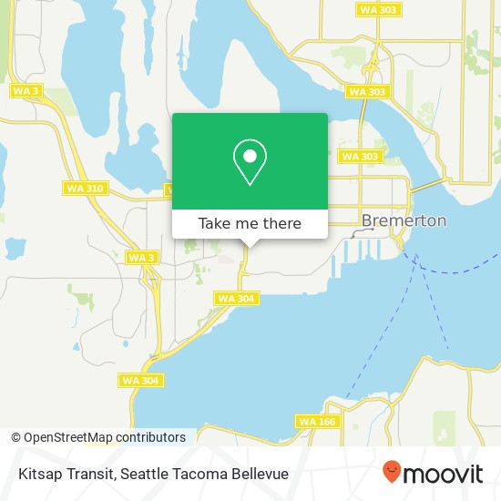 Kitsap Transit map