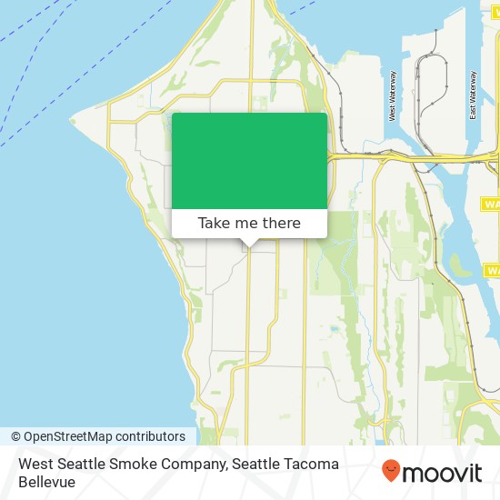 Mapa de West Seattle Smoke Company