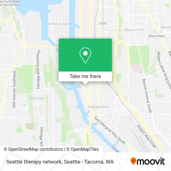 Seattle therapy network map