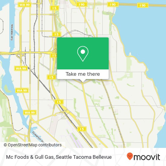 Mc Foods & Gull Gas map