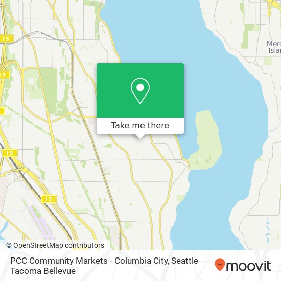 PCC Community Markets - Columbia City map