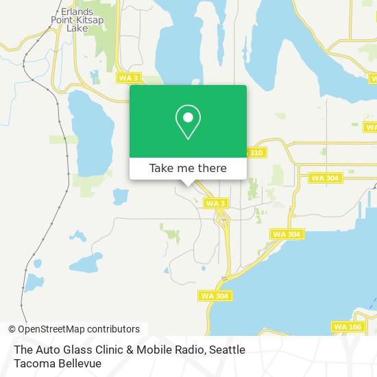 Mapa de The Auto Glass Clinic & Mobile Radio