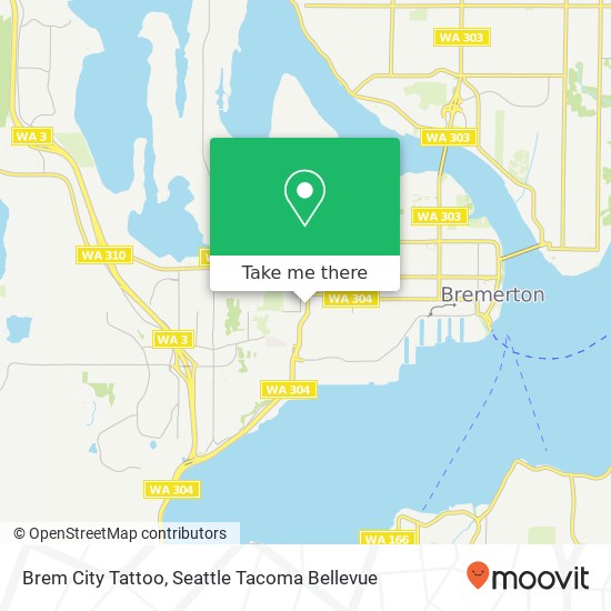 Brem City Tattoo map