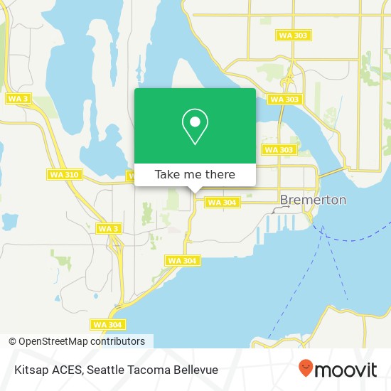Mapa de Kitsap ACES